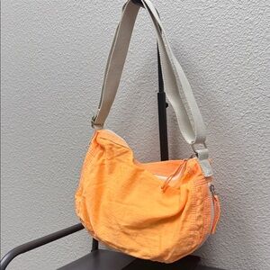 Old Navy Bright Orange Hobo/Crossbody Bag